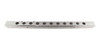 Kentrol 54" Front Bumper with holes - Polished Silver for 45-86 Jeep CJ