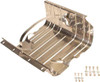 Kentrol Gas Tank Skid Plate w/ strap - Polished Silver for 76-90 Wrangler CJ/YJ
