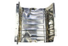 Kentrol Gas Tank Skid Plate w/ strap - Polished Silver for 76-90 Wrangler CJ/YJ
