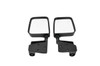 Kentrol Mirror Kit Pair - Powdercoat Black for 88-06 Jeep Wrangler YJ/TJ