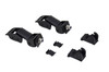 Kentrol Hood Catch Kit - Textured Black for 07-18 Jeep Wrangler JK