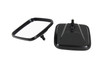 Kentrol Mirror Kit Pair- Powdercoat Black for 55-86 Jeep CJ