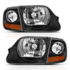 ANZO Crystal Headlight Black w/ Parking Light for 1997-2003 Ford F150