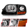 ANZO Crystal Headlight Black w/ Parking Light for 1997-2003 Ford F150