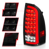 ANZO Full LED Tail Lights w/Light Bar Black Housing Smoke Lens for 05-15 Tacoma