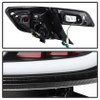 Spyder Light Bar LED Tail Lights Black for 12-14 Toyota Camry