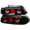 Spyder Euro Style Tail Lights Black for 97-01 Honda Prelude