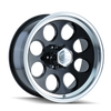 ION Type 171 15x8 / 5x114.3 BP / -27mm Offset / 83.82mm Hub Black/Machined Wheel