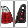 Spyder 4PCS Euro Style Tail Lights- Red Clear for 00-06 BMW E53 X5
