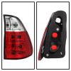 Spyder 4PCS Euro Style Tail Lights- Red Clear for 00-06 BMW E53 X5