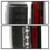 Spyder Light Bar LED Tail Lights (w/Blind Spot) - Black for 15-18 Ford F-150