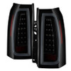 Spyder LED Tail Lights - Black Smoke for 15-17 Chevy Tahoe / Suburban