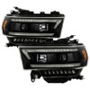 Spyder Projector Headlights - Black for 19-22 Dodge Ram 2500 (Halogen Only)