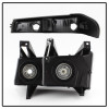Spyder Xtune Headlights w/ Bumper Lights Black for 04-12 Chevy Colorado