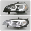 Spyder Projector Headlights - Black for 07-10 BMW X5 E70 HID Models