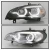 Spyder Projector Headlights - Black for 07-10 BMW X5 E70 HID Models