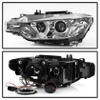 Spyder Projector Headlights - LED DRL - Chrome for 12-14 BMW F30 3 Series 4DR