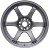 Gram Lights 57DR 15x8.0 +28 4-100 Gun Blue Wheel