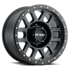 Method MR309 Grid 17x8.5 0mm Offset 8x6.5 130.81mm CB Matte Black Wheel