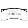 EBC  Redstuff Front Brake Pads for Ford Saleen Mustang Alcon front calipers