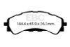 EBC  Yellowstuff Front Brake Pads for 2019+ Ford Ranger 2WD 2.3T