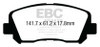 EBC Yellowstuff Front Brake Pads for 15+ Chrysler 200 2.4