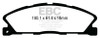 EBC  Greenstuff Front Brake Pads for 13-19 Ford Explorer 3.5TT