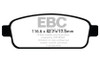 EBC  Greenstuff Rear Brake Pads for 13+ Buick Encore 1.4 Turbo
