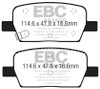 EBC  Greenstuff Rear Brake Pads for 2018+ Chevrolet Traverse 2.0L Turbo