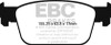 EBC Greenstuff Front Brake Pads for 2017+ Audi A4 2.0L Turbo (B9)
