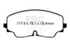 EBC  Bluestuff Front Brake Pads for 2022+ Volkswagen Golf R (Mk8)