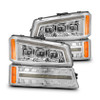 AlphaRex  Chrome NOVA LED Proj Headlights for 03-06 Silverado 1500 / Avalanche
