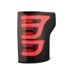 AlphaRex Luxx-Series LED Tail Lights Alpha-Black for 15-20 Ford F150