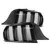 AlphaRex  NOVA-Series Prismatic LED Tail Lights Black-Clear for 15-23 Mustang