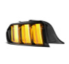 AlphaRex  NOVA-Series Prismatic LED Tail Lights Black-Clear for 15-23 Mustang