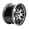 Enkei GTC02 18x10.5 5x114.3 15mm Hyper Silver Wheel - 534-8105-6515HB