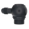 DeatschWerks 10AN ORB Male to 6AN Male Flare Low Profile 90-Degree Swivel