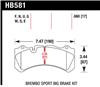 Hawk Brembo Rear BBK DTC-60 Brake Pads