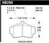 Hawk  Blue 9012 Race Rear Brake Pads for 98-10 Porsche 911 / 06-12 Cayman S