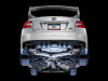 AWE Tuning Touring Exhaust w/ Black Tip for 11-1 WRX / 11+ STI Sedan