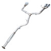AWE Tuning Track Edition Exhaust w/ Chrome Silver Tip for 11+ WRX / STI Sedan
