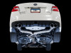 AWE Tuning Track Edition Exhaust w/ Black Tip for 11+ WRX / STI - 3020-43066