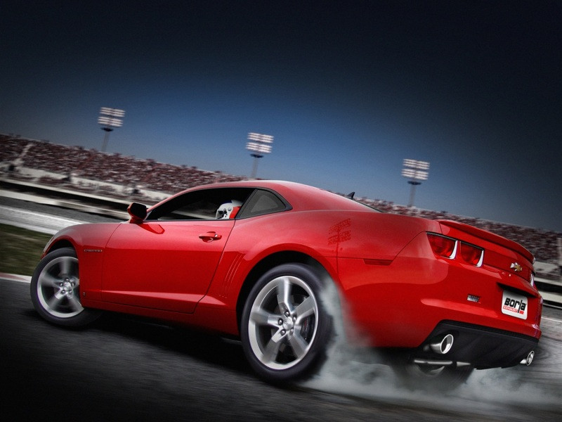 Borla Touring Axleback Exhaust for 10-13 Chevy Camaro SS - 11774