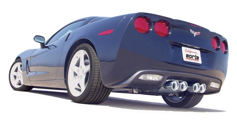 Borla Atak Axleback Exhaust Polished Tip for 05-08 C6 Corvette 6.0 / 6.2 V8
