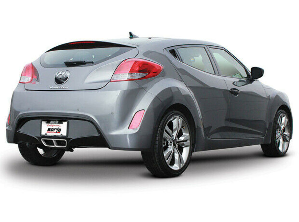 Borla S-Type Axleback Exhaust No Tips for 12-18 Veloster 1.6L