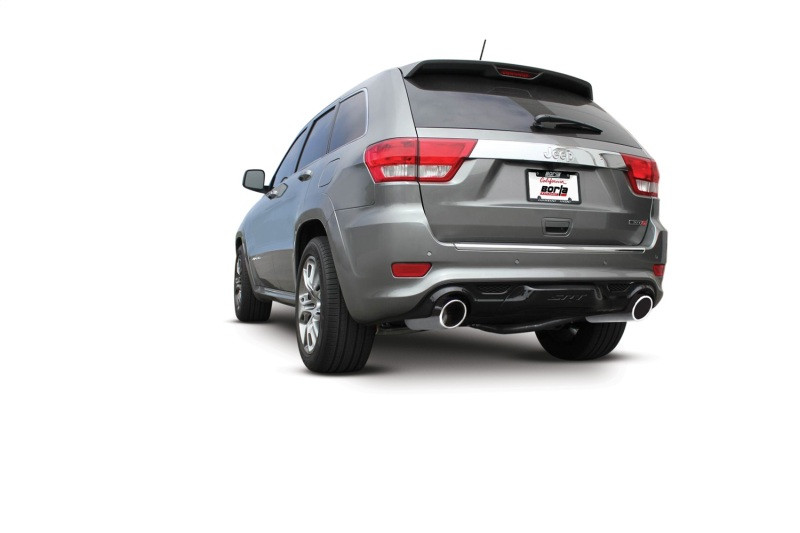 Borla Atak Axleback Exhaust Chrome Tip for 12-14  Grand Cherokee SRT-8