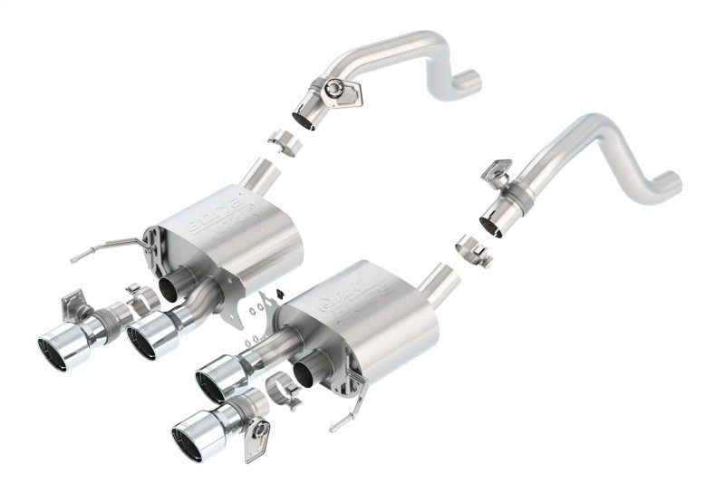 Borla Atak Axleback Exhaust Polished Tip for 14-19 C7 Corvette Stingray
