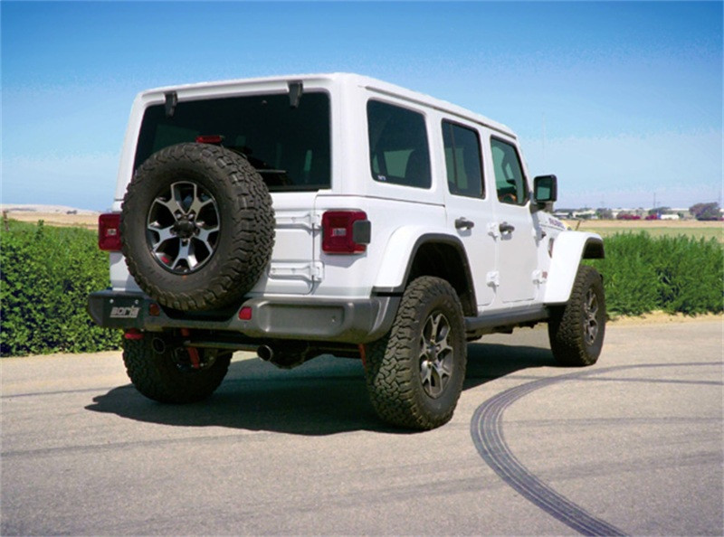 Borla Touring Axleback Exhaust Black Tip for 18-19 Wrangler JL / JLU