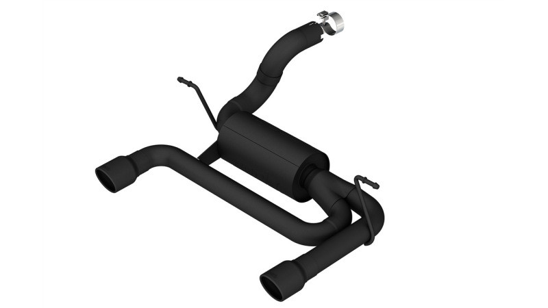 Borla Atak Axleback Exhaust Black Tip for 18-19 Wrangler JL / JLU