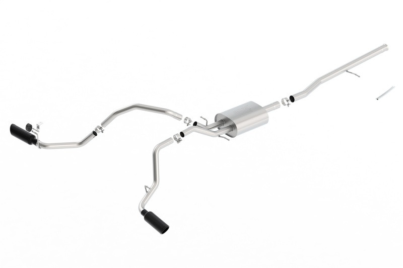 Borla Atak Exhaust w/ Black Tips for 14-19 Silverado / Sierra 1500 5.3L